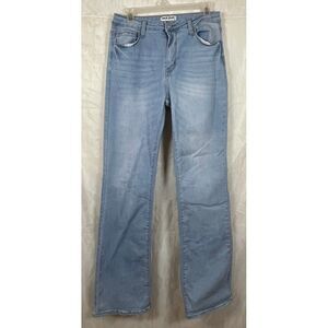 Wax Jean‎ Light Blue High Rise Bootcut Sustainable Denim Jeans Size 11/30